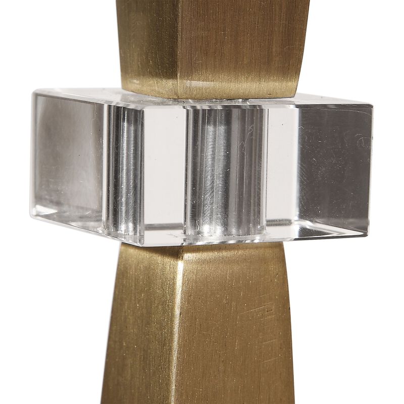 Uttermost Niccolai Antiqued Nickel Lamp image number 2